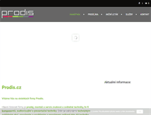 Tablet Screenshot of prodis.cz