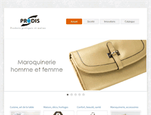 Tablet Screenshot of prodis.net